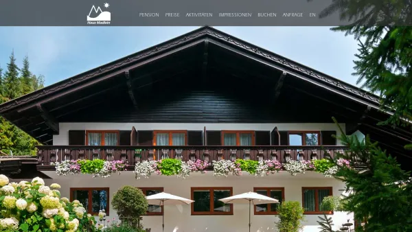 Website Screenshot: Haus Madlein Pension und Zimmer Faakersee Gästezimmer Kärnten Austria Österreich Kaernten Oesterreich Faaker See, - Haus Madlein | - Date: 2023-06-22 15:02:13