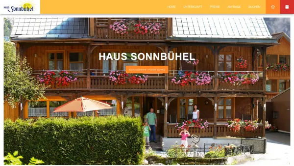 Website Screenshot: Pension Haus Sonnbühel Brand Privatzimmer und Frühstückspension - HERZLICH WILLKOMMEN IN DER FRÜHSTÜCKSPENSION HAUS SONNBÜHEL! | Haus Sonnbuehel - Date: 2023-06-22 15:02:13