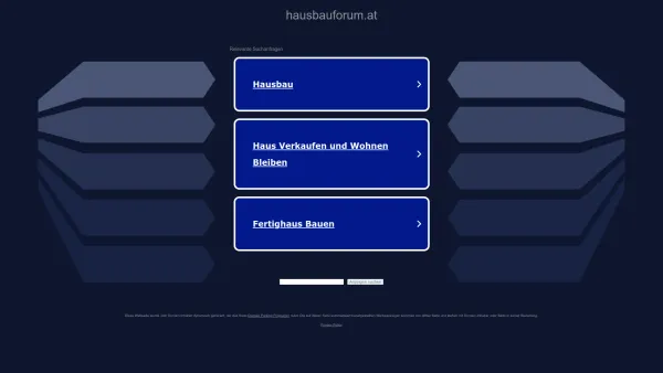 Website Screenshot: Linauer Robert - hausbauforum.at - Informationen zum Thema Haus. - Date: 2023-06-22 15:13:48