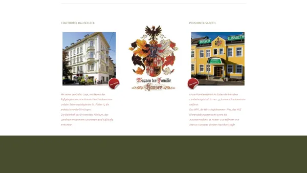 Website Screenshot: Stadthotel-Hausereck - Date: 2023-06-22 15:12:12
