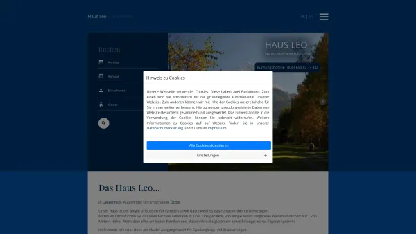 Website Screenshot: Haus Leo Andrea Baldauf -  | Haus Leo - Date: 2023-06-15 16:02:34