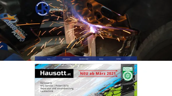 Website Screenshot: Karosserie Hausott Villach Start - Hausott | Karosserie Hausott Villach - Date: 2023-06-14 10:40:26