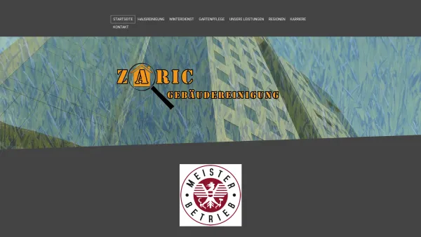 Website Screenshot: Gebäudereinigung-zaric - Reinigung Melk - Scheibbs - Amstetten - Gebäudereinigung-Zaric - Date: 2023-06-22 15:12:12