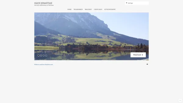 Website Screenshot: Haus Sebastian/Familie Fahringer - Haus Sebastian | Herzlich willkommen in Walchsee - Date: 2023-06-22 15:12:12