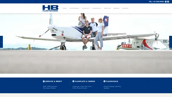 Website Screenshot: HB Flugtechnik to Adobe GoLive 5 - HB Flugtechnik Hofkirchen - Date: 2023-06-22 15:02:17
