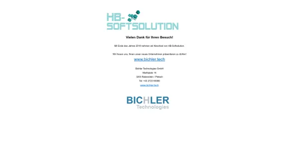 Website Screenshot: HB-Softsolution - Date: 2023-06-22 15:02:17