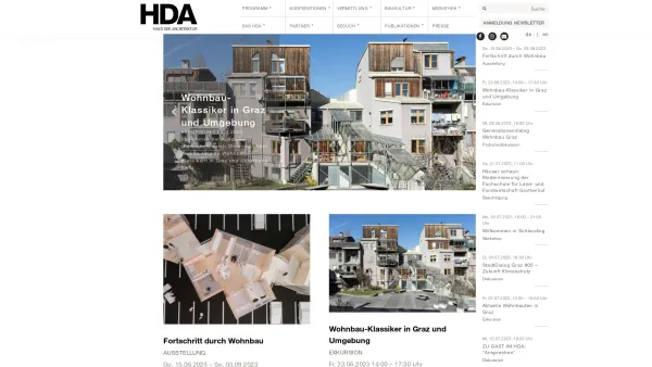 Website Screenshot: Haus der Architektur - Haus der Architektur - Date: 2023-06-22 15:02:17
