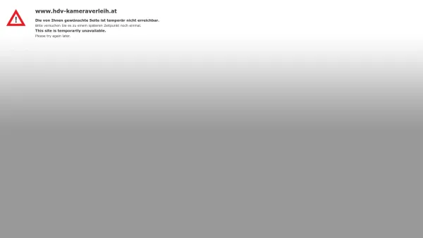 Website Screenshot: HDV Kameraverleih - Host Europe GmbH – www.hdv-kameraverleih.at - Date: 2023-06-15 16:02:34