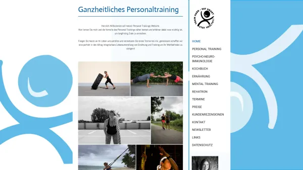 Website Screenshot: healthy body Personaltrainer Karin Grünauer - Home: - healthy body Fitnesstraining by Karin Grünauer - Date: 2023-06-15 16:02:34