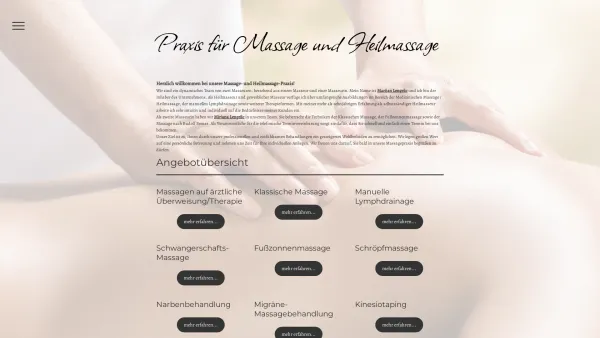 Website Screenshot: Massagepraxis Marijan Lengelic - Massage Heilmassage Lymphdrainage - massage-lengelic - Date: 2023-06-14 10:38:15