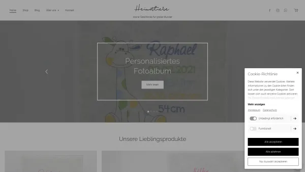 Website Screenshot: Heimatliebe - Home | Heimatliebe-Shop - Date: 2023-06-26 10:26:24