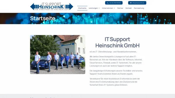 Website Screenshot: Heinschink Thomas - Heinschink – Ihr Partner in Sachen EDV - Date: 2023-06-22 15:16:29