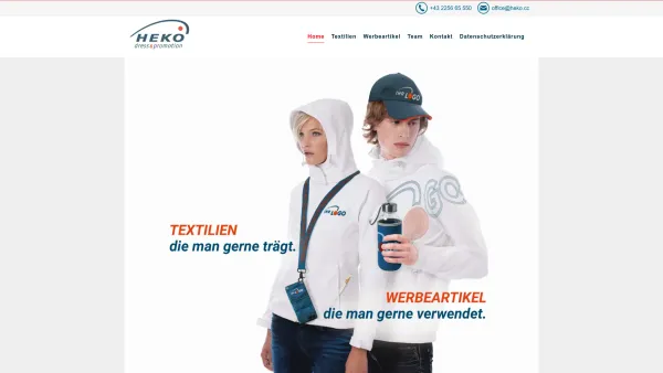 Website Screenshot: Heko dress & promotion GmbH Werbeartikelgroßhandel Import/Export - HEKO dress & promotion | Werbeartikel | Giveaways | - Date: 2023-06-22 15:02:19