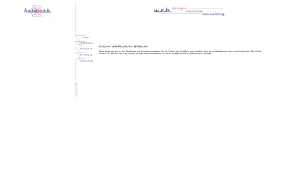 Website Screenshot: Helaweb - Helaweb - Webdesign Wien - Design, Solution & Consulting - Date: 2023-06-22 15:02:21