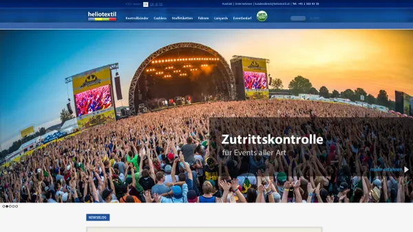 Website Screenshot: Heliotextil Harald Platzer GmbH - -Heliotextil | News - Date: 2023-06-22 15:02:21