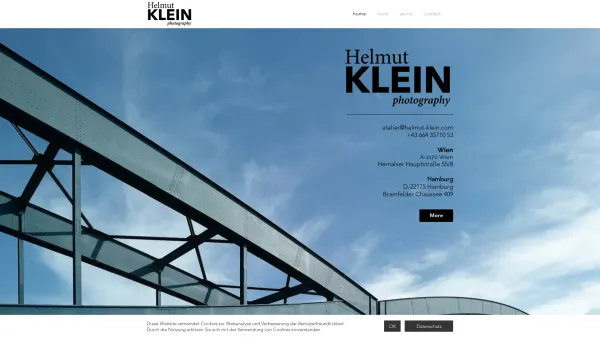 Website Screenshot: Helmut Klein - international photography - Helmut Klein Photography - Date: 2023-06-22 15:02:21