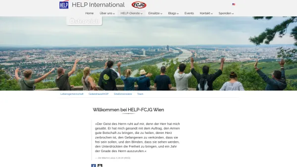 Website Screenshot: Help-International Freie christliche Jugendgemeinschaft FCJG) HELP-FCJG Wien - Österreich | HELP International - Date: 2023-06-22 15:02:21