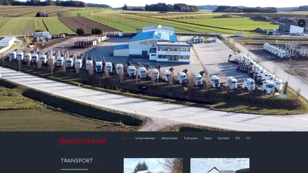 Website Screenshot: Herbert Hengstberger GmbH - Int. Transporte - Hengstberger – Holztransporte. Wir bewegen Holz. - Date: 2023-06-22 15:16:29
