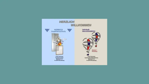Website Screenshot: Mechanischer Einbruchschutz Josef Herbeck - .:: Willkommen ::. - Date: 2023-06-22 15:12:16