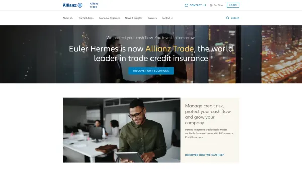 Website Screenshot: Euler Hermes Deutschland. - Allianz Trade | Global trade credit insurance leader - Date: 2023-06-22 15:12:16