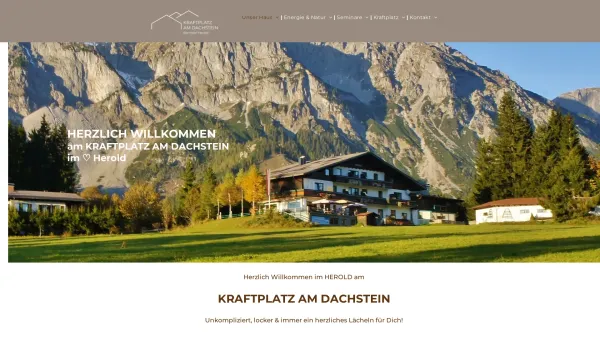 Website Screenshot: Hotel Pension HEROLD - Herold | Urlaub Ramsau 2023 | Wandern | Klettern | Seminare - Date: 2023-06-22 15:12:16