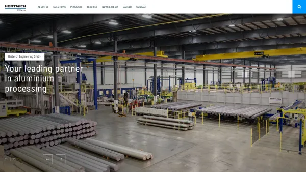 Website Screenshot: Hertwich Engineering Hertwich Engineering - Hertwich Engineering GmbH | Your leading partner in aluminium processing - Date: 2023-06-14 10:40:32