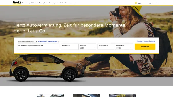 Website Screenshot: Rienhoff GmbH Hertz International Franchisee - Hertz Autovermietung Österreich - Mietwagen weltweit zu günstigen Preisen: - Date: 2023-06-15 16:02:34
