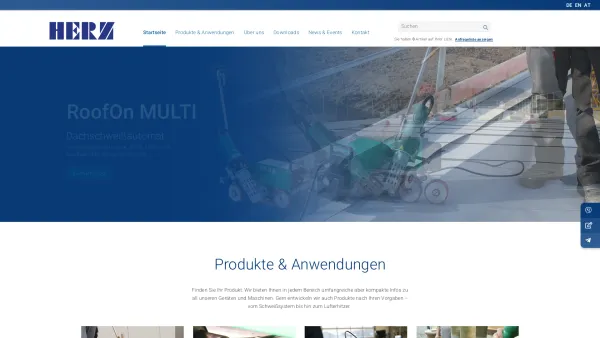 Website Screenshot: Herz Gruppe - Startseite - Herz GmbH Kunststoff & Wärmetechnologie - Date: 2023-06-22 15:12:16