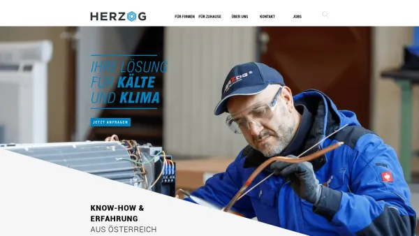 Website Screenshot: Herzog Kälte-Klima Anlagenbau GmbH & Co KG - Service & Montage von Kälte- & Klimaanlagen - HERZOG Kälte & Klima - Date: 2023-06-22 15:02:25