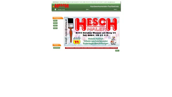 Website Screenshot: HESCHmaler - HESCHmaler Page 1. - Date: 2023-06-22 15:02:25