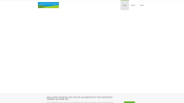 Website Screenshot: Verein zur Förderung der Heurigenkultur in Österreich - Calendar - Date: 2023-06-22 15:02:25