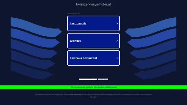 Website Screenshot: Heuriger Mayerhofer 2372 Giesshuebl Schulgasse 3 - heuriger-mayerhofer.at - Informationen zum Thema heuriger mayerhofer. - Date: 2023-06-15 16:02:34