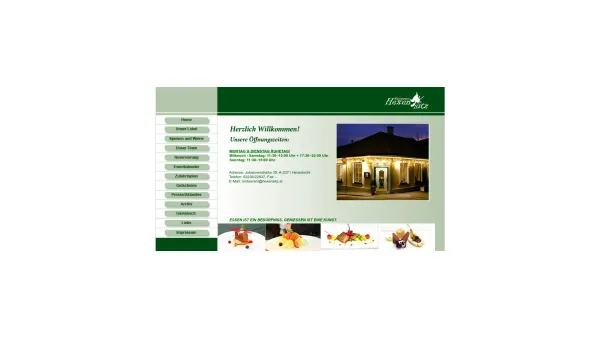 Website Screenshot: Restaurant Hexensitz - Willkommen im Hexensitz - Date: 2023-06-22 15:02:25