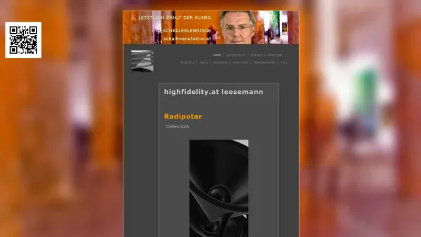 Website Screenshot: highfidelity.at leesemann - High End HiFi Audio High Fidelity in Klagenfurt, Kärnten - Schallmanufaktur Leesemann - Date: 2023-06-22 15:12:16
