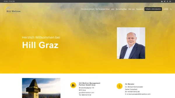 Website Screenshot: HILL-AOT GmbH - Hill Graz - Hill Woltron Management Partner GmbH - Date: 2023-06-22 15:13:53