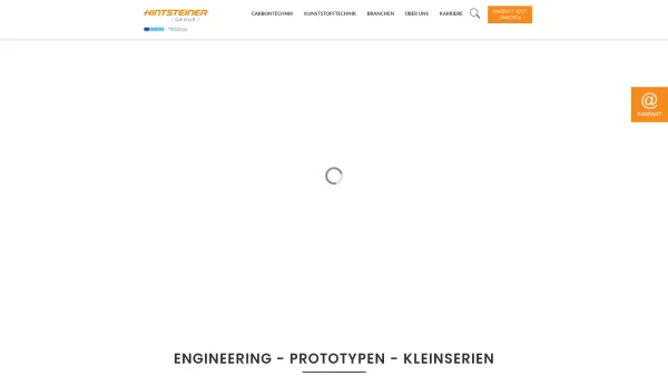 Website Screenshot: Hintsteiner GmbH - Hersteller von Kleinserien, Prototypen aus Kunststoffen & Carbon - Date: 2023-06-22 15:13:53