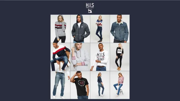 Website Screenshot: H.I.S. sportswear Ges.m.b.H. - His Jeans - Date: 2023-06-14 10:40:35