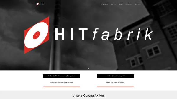 Website Screenshot: HITfabrik Musicbusiness-Company - HITfabrik Musikbusiness-Company | Musikverlag | Plattenfirma | Tonstudio | Musikproduktion | ArtGallery - Date: 2023-06-22 15:12:20