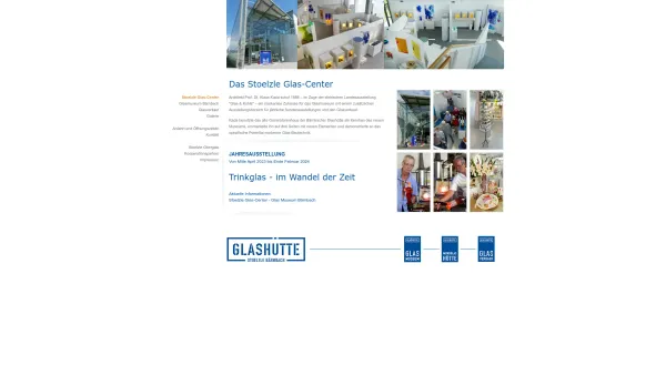 Website Screenshot: Drogerie Parfümerie Glashandel Cafe - Stoelzle GLAS-CENTER - Date: 2023-06-22 15:12:20