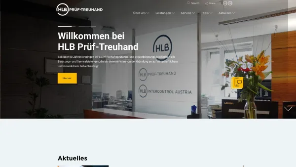 Website Screenshot: Rumpel Peter Intercontrol Prüf-Treuhand - HLB Prüf-Treuhand | HLB Prüf-Treuhand - Date: 2023-06-22 15:12:20