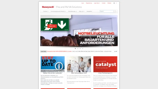 Website Screenshot: Honeywell Life Safety Austria GmbH - Home | HLS Austria - Date: 2023-06-22 15:12:20