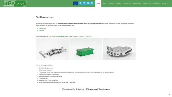 Website Screenshot: HMF Fertigungstechnik GmbH - Home - Date: 2023-06-22 15:12:20