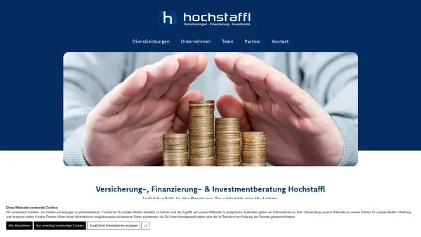 Website Screenshot: Finanzberatung und Vermögensbetreuung - Peter Hochstaffl - Hochfinanz – Peter Hochstaffl - hochwertige Finanz- und Versicherungslösungen - Date: 2023-06-22 15:15:56