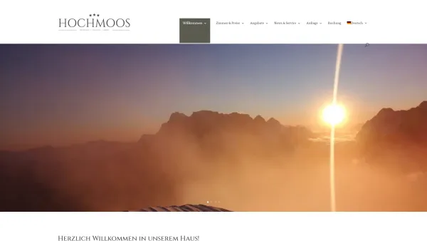 Website Screenshot: Hotel Garni Hochmoos*** - Willkommen - Pension Garni Hochmoos Lermoos - Date: 2023-06-22 15:15:56