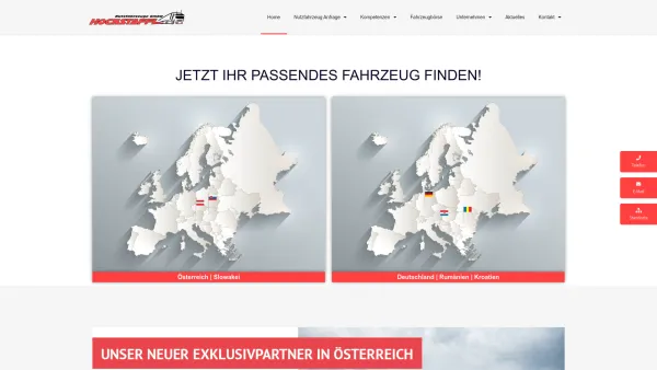 Website Screenshot: HOCHSTAFFL GMBH - Home - Hochstaffl Nutzfahrzeuge GmbH - Date: 2023-06-22 15:15:56