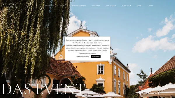 Website Screenshot: Hochzeit Österreich Gamlitz Familie Melcher - HOME - Schloss Gamlitz - Date: 2023-06-14 10:40:35