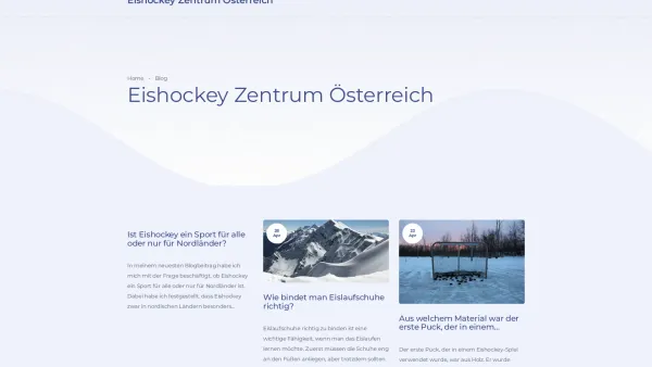 Website Screenshot: Hockeypoint Sportartikelvertrieb - Eishockey Zentrum Österreich - Eishockey Zentrum Österreich - Date: 2023-06-22 15:15:56