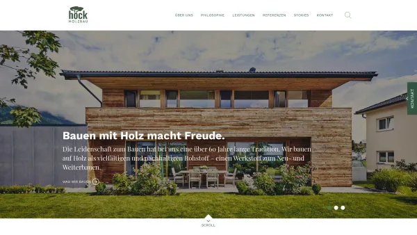 Website Screenshot: Höck Holzbau default - Home - Höck Holzbau - Date: 2023-06-22 15:17:09
