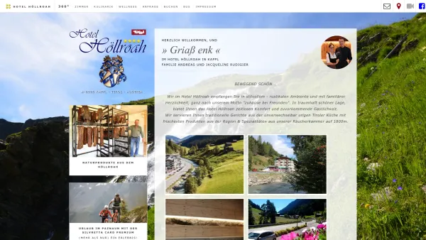 Website Screenshot: Johann Hotel Höllroah - Hotel Höllroah, Kappl, Paznaun - Date: 2023-06-22 15:12:24