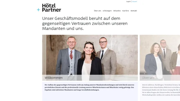 Website Screenshot: Hötzl und Partner hoetzl partner - Hötzl + Partner - Date: 2023-06-22 15:12:24